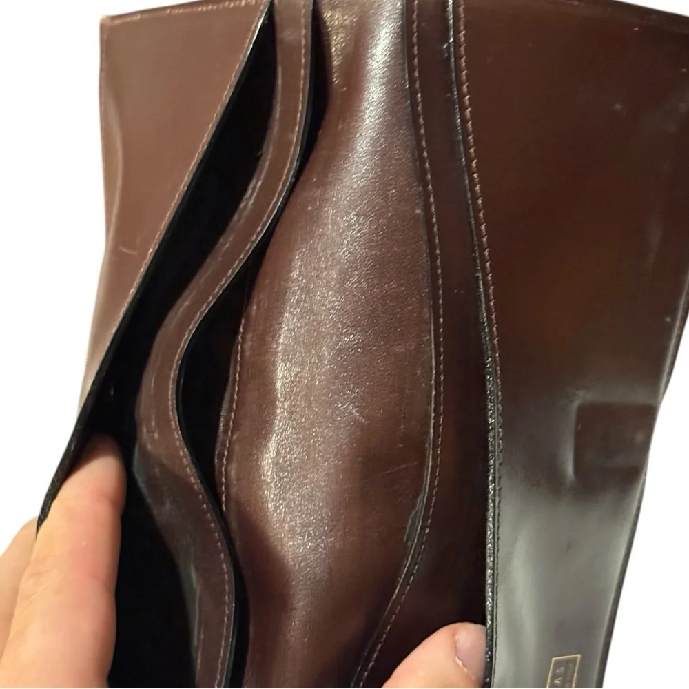 Fendi Vintage Zucca Monogram Canvas & Leather Clutch Wallet - Picture 8 of 15